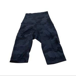 Lululemon camo biker shorts